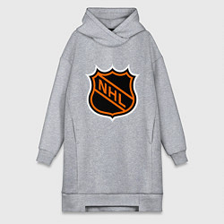 Женское худи-платье NHL, цвет: меланж