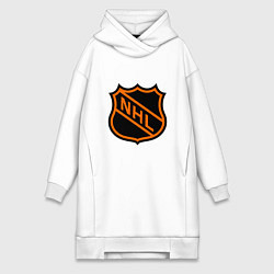 Женское худи-платье NHL, цвет: белый