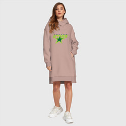 Женское худи-платье Dallas Stars, цвет: пыльно-розовый — фото 2
