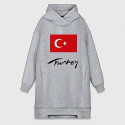 Женская толстовка-платье Turkey