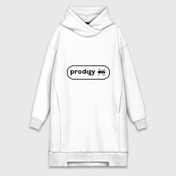 Женская толстовка-платье Prodigy лого с муравьем