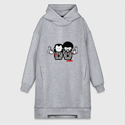 Женская толстовка-платье Криминальное Чтиво