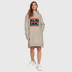 Женское худи-платье Run DMC, цвет: миндальный — фото 2