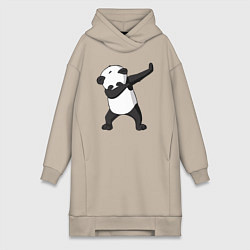 Женская толстовка-платье Panda dab