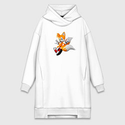 Женская толстовка-платье Лисенок Тейлз