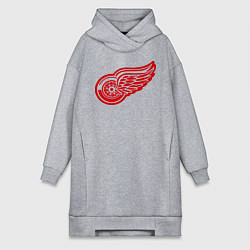 Женское худи-платье Detroit Red Wings: Pavel Datsyuk, цвет: меланж