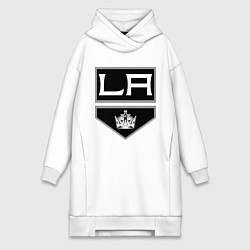 Женское худи-платье Los Angeles Kings, цвет: белый