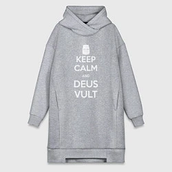Женская толстовка-платье Keep Calm & Deus Vult