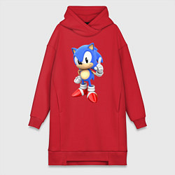 Женская толстовка-платье Classic Sonic
