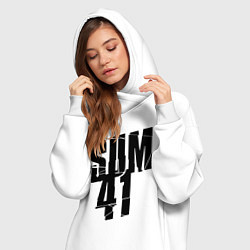 Женское худи-платье Sum Forty One, цвет: белый — фото 2