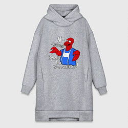 Женская толстовка-платье Врач по человекам