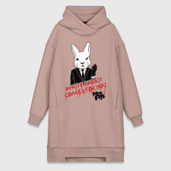 Женская толстовка-платье Misfits: White rabbit