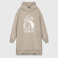 Женская толстовка-платье Bear Camp Free Forever