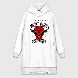 Женская толстовка-платье Chicago Bulls est. 1966