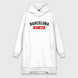 Женская толстовка-платье FC Barcelona Est. 1899