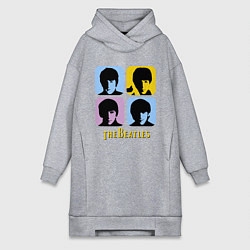 Женская толстовка-платье The Beatles: pop-art