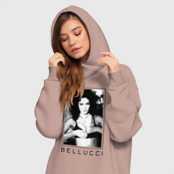 Женское худи-платье Monica Bellucci: Black, цвет: пыльно-розовый — фото 2