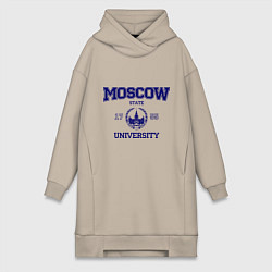 Женская толстовка-платье MGU Moscow University