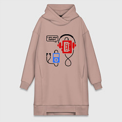 Женская толстовка-платье I am your father