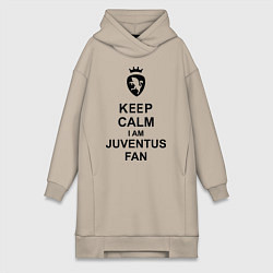 Женская толстовка-платье Keep Calm & Juventus fan