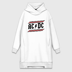 Женская толстовка-платье AC/DC Voltage