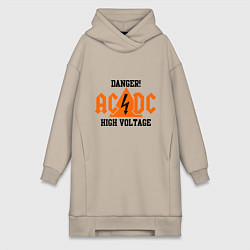 Женская толстовка-платье AC/DC: High Voltage