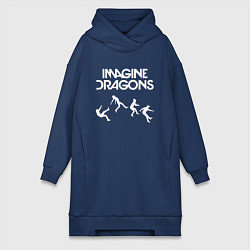 Женская толстовка-платье IMAGINE DRAGONS
