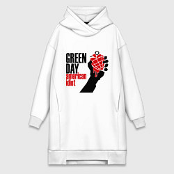 Женская толстовка-платье Green Day: American idiot