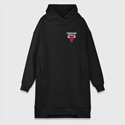 Женская толстовка-платье CHICAGO BULLS НА СПИНЕ