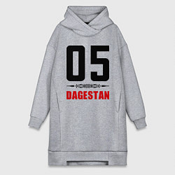 Женское худи-платье 05 Dagestan, цвет: меланж