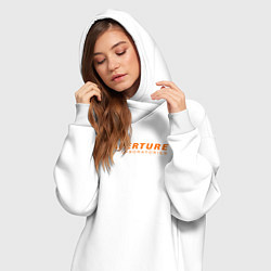 Женское худи-платье Aperture Laboratorie, цвет: белый — фото 2