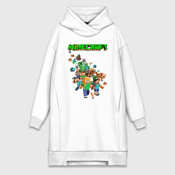 Женская толстовка-платье Minecraft