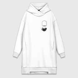 Женская толстовка-платье Кот