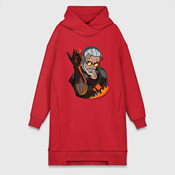 Женская толстовка-платье Ведьмак