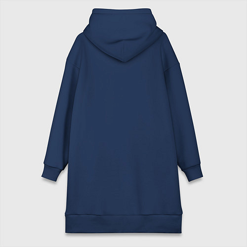 Женская толстовка-платье AUDI / Тёмно-синий – фото 2