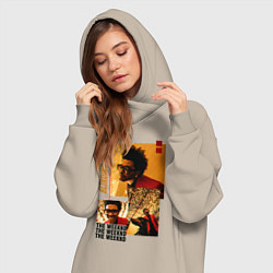 Женское худи-платье BLINDING LIGHTS, цвет: миндальный — фото 2