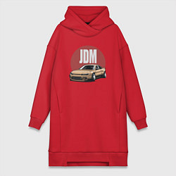 Женская толстовка-платье JDM
