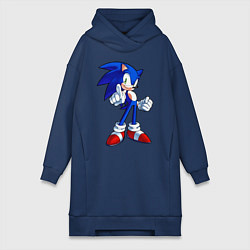 Женская толстовка-платье SONIC
