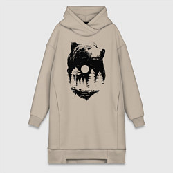 Женская толстовка-платье Bear