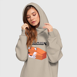 Женское худи-платье MINERCRAFT, цвет: миндальный — фото 2