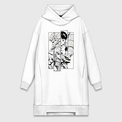 Женская толстовка-платье Аска и Синдзи, Евангелион