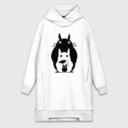 Женская толстовка-платье Тоторо