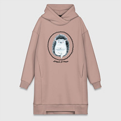 Женская толстовка-платье Йожик