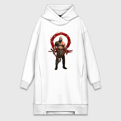 Женская толстовка-платье GOD OF WAR