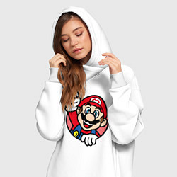 Женское худи-платье Mario, цвет: белый — фото 2