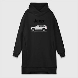 Женское худи-платье Jeep, цвет: черный