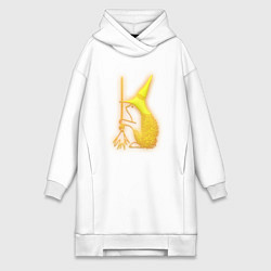 Женская толстовка-платье Золотой ежик
