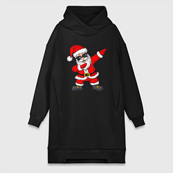 Женское худи-платье Dabing Santa, цвет: черный