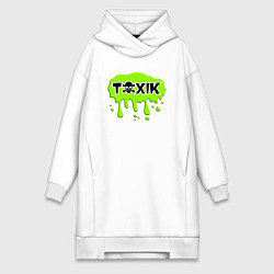 Женская толстовка-платье Токсик toxik