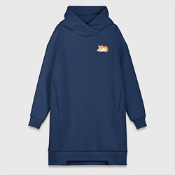 Женская толстовка-платье Спящая Сэнко